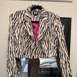 MOTHER Zebra Print Women's Blazer